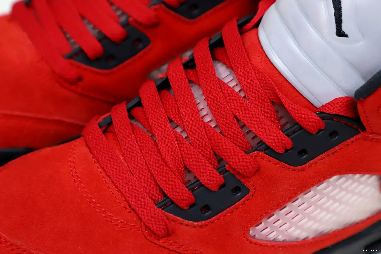 Kimikick RETRO BULL AIR JORDAN 5 SUEDE RED RAGING 0720
